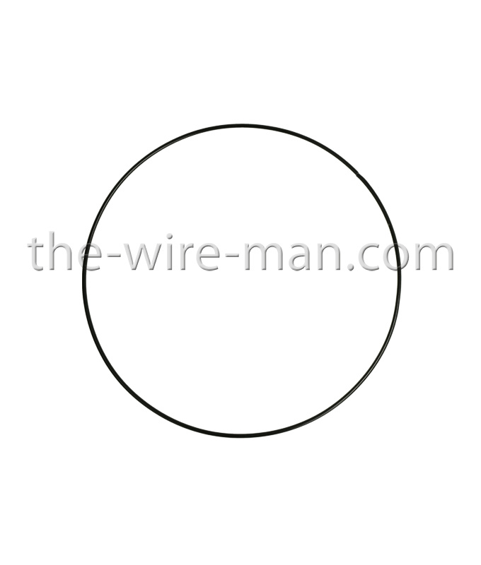 H&R The wire man Draht Ring Schwarz 25 cm