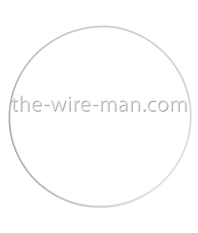 H&R The wire man Draht Ring Weiß 35 cm