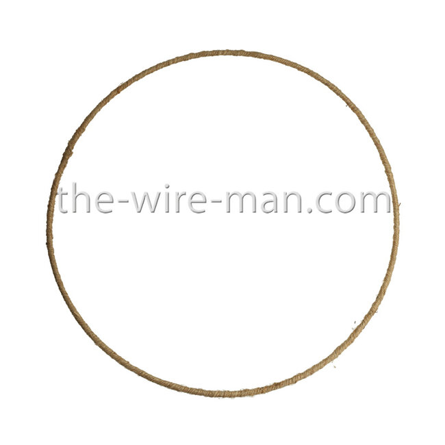 Draad Ring / Metaal Ring Jute 35 cm