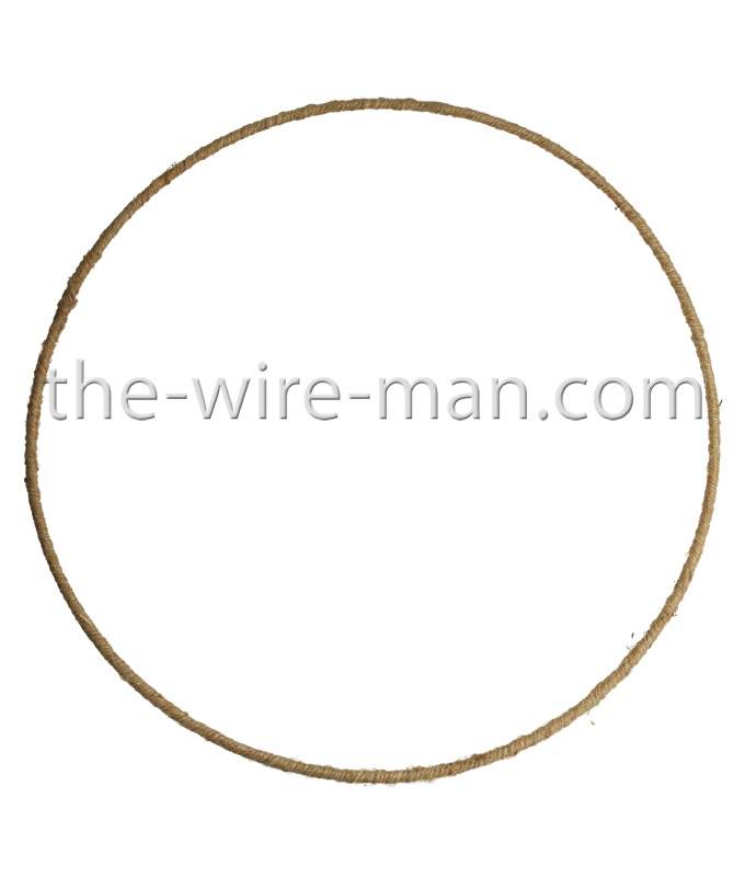 H&R The wire man Draad Ring Jute 35 cm