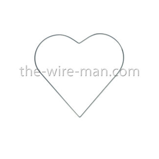 H&R The wire man® Draht Herz Silber 25 cm