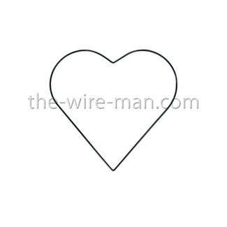 H&R The wire man® Draht Herz Schwarz 25 cm
