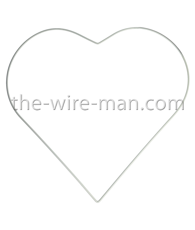 H&R The wire man Draad Hart Wit 35 cm
