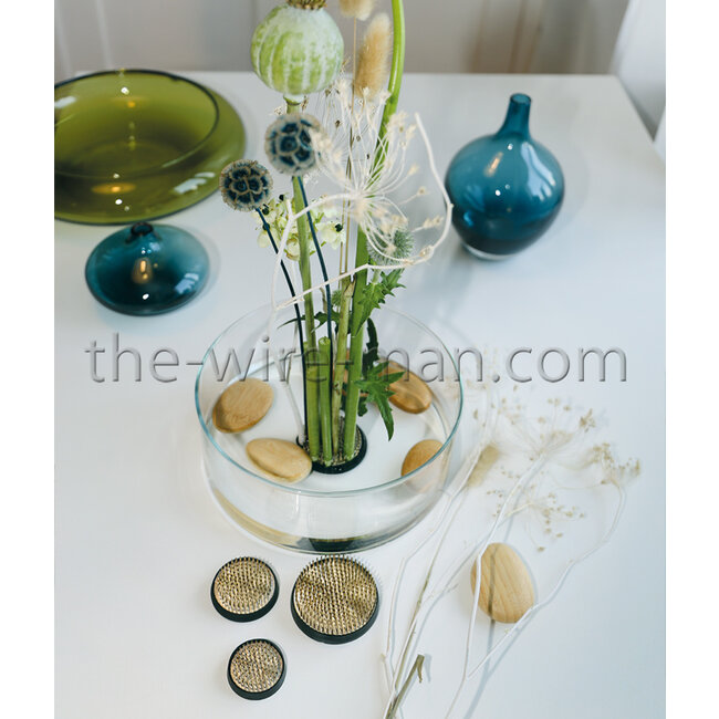 Kenzan rund 70 mm, 271 Nadeln aus Messing