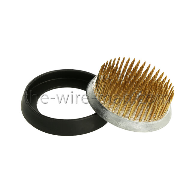 Kenzan rund 50 mm, 127 Nadeln aus Messing