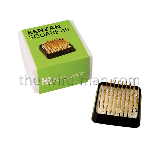 Kenzan Quadrat 40 x 40 mm, 88 Nadeln aus Messing