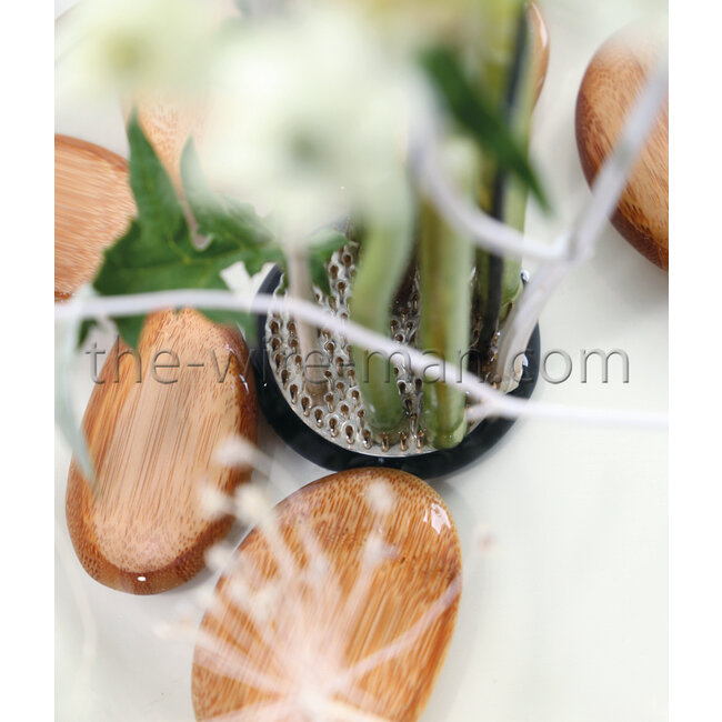 Kenzan Rechteck 70 x 50 mm, 200 Nadeln aus Messing