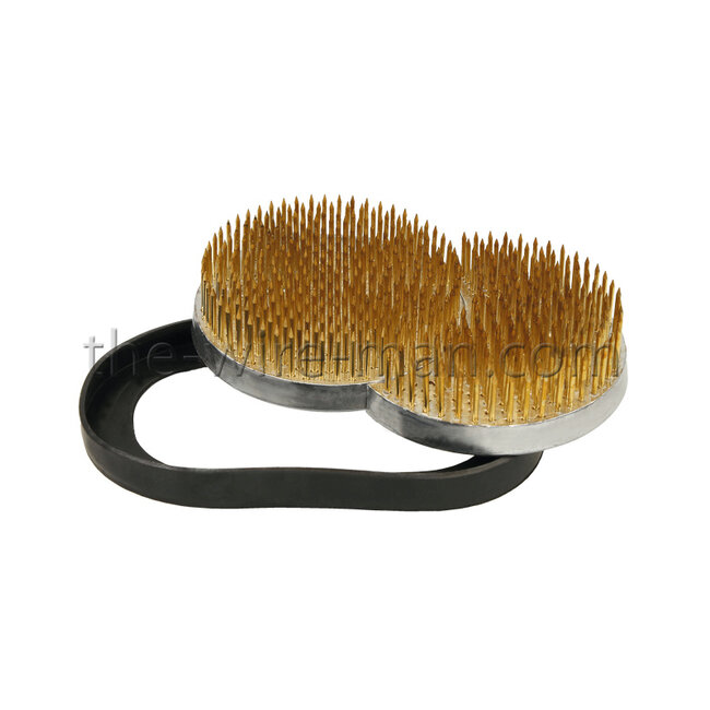 Kenzan Viertel 105 x 75 mm, 300 Nadeln aus Messing