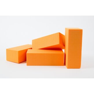 OASIS® RAINBOW® ORANGE Steckschaum Ziegel Tangerine 23 x 11 x 8 cm