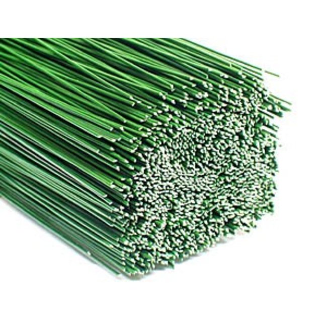 Steekdraad Groen Gelakt 0.4 x 130 mm | 1 kg