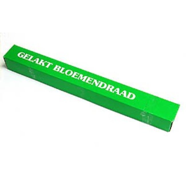 Steekdraad Groen Gelakt 0.4 x 300 mm | 1 kg
