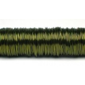 H&R The wire man® Wikkeldraad Olijfgroen 0.5 mm x 50 m | 100g