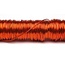 Wikkeldraad op Houten Klos Oranje 0.5 mm x 50 m | 100g