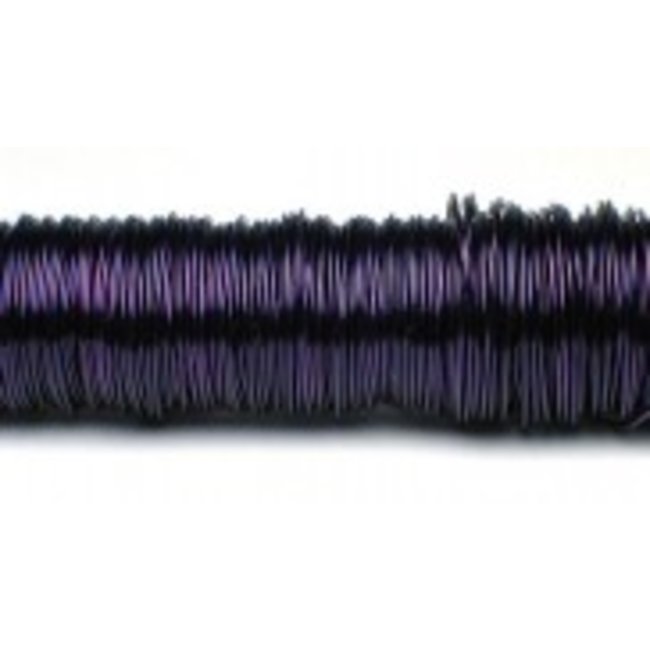 Wikkeldraad op Houten Klos Violet 0.5 mm x 50 m | 100g