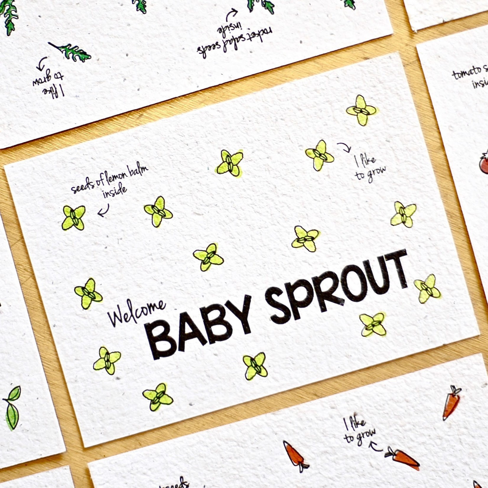 BLOOM Your Message Bloeikaart “Baby Sprout”