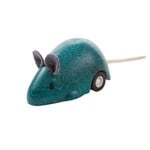 PlanToys Bewegende muis (Blauw)