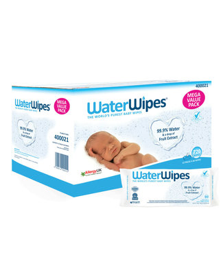 WaterWipes Voordeelpakket natte doekjes BIO 720 stuks (12x60 stuks)