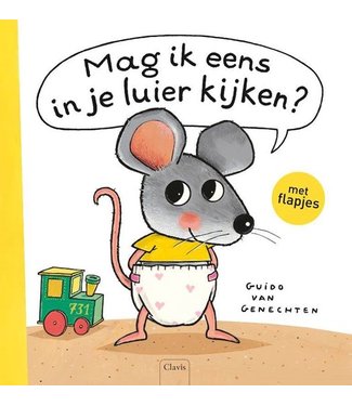 Clavis Mag ik eens in je luier kijken? Flapjesboek + knuffel