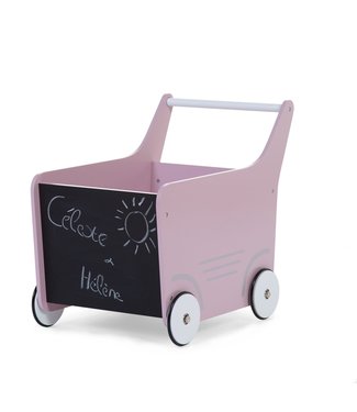 Childhome Loopwagen (Roze)