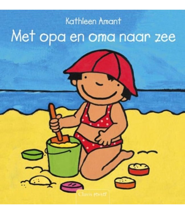 Clavis Anna met oma en opa aan zee