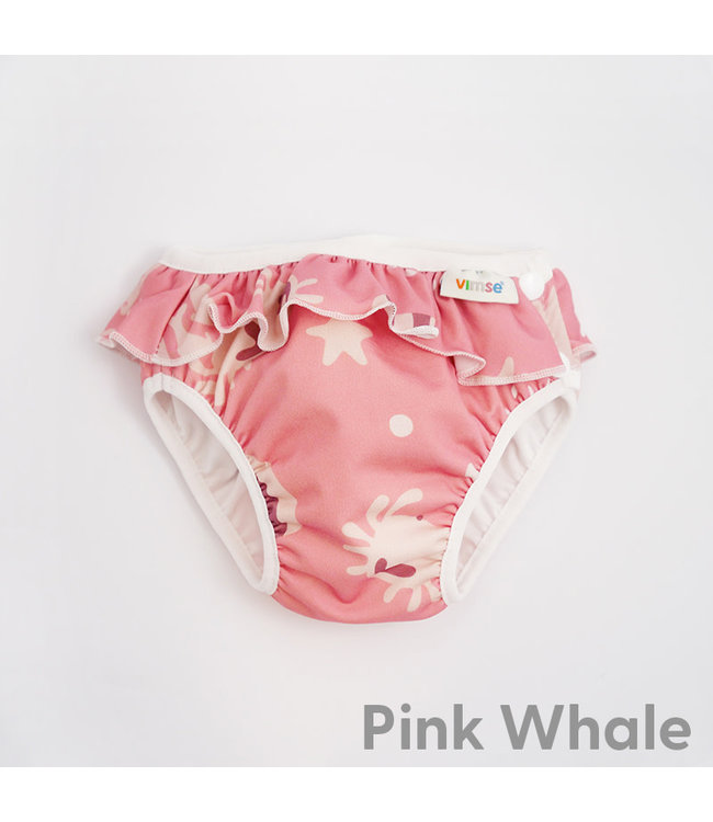 Imse Vimse Zwemluier (Pink whale frill)