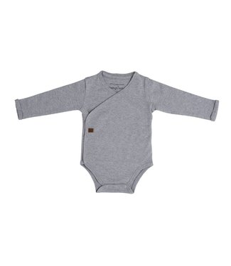 Baby's Only Romper lange mouw Melange (Grijs)