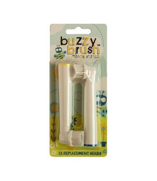 Jack N' Jill Opzetstukjes elektrische tandenborstel 2-pack "Buzzy Brush"