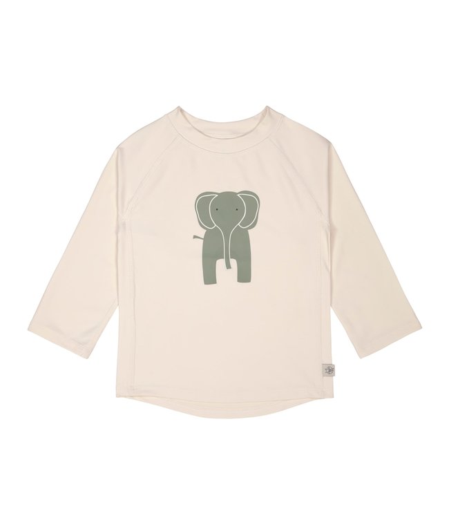 Lässig UV-shirt lange mouw (Elephant Offwhite)