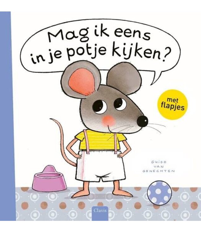 Clavis Mag ik eens in je potje kijken? Flapjesboek + knuffel