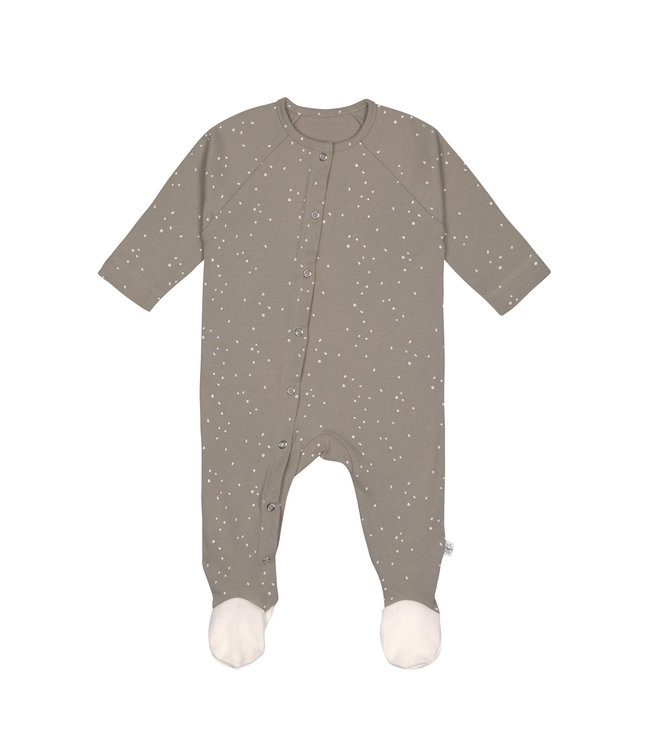 Lässig Pyjama met voetjes Sprinkle  (Taupe)