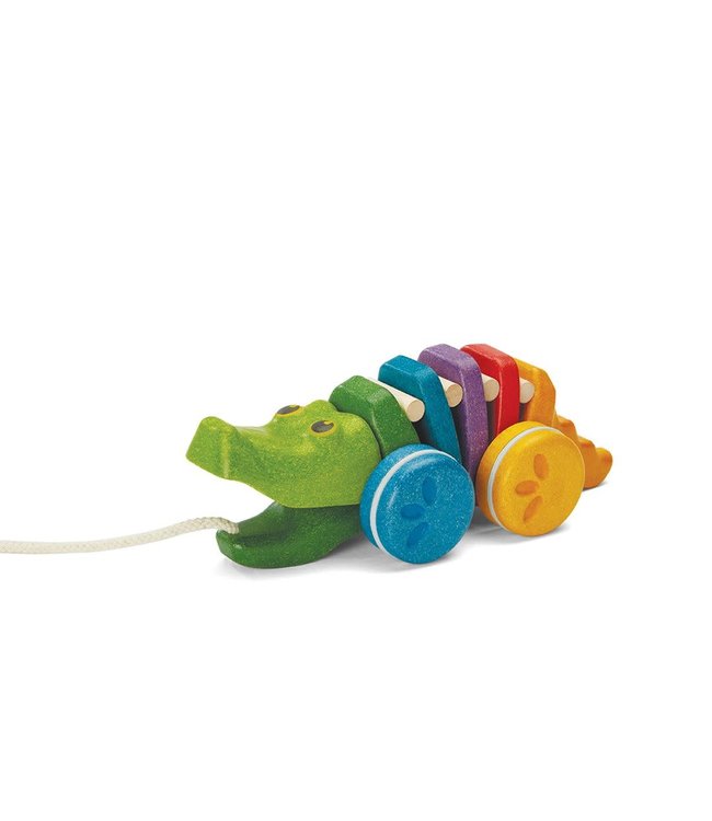 PlanToys Dancing Alligator Rainbow