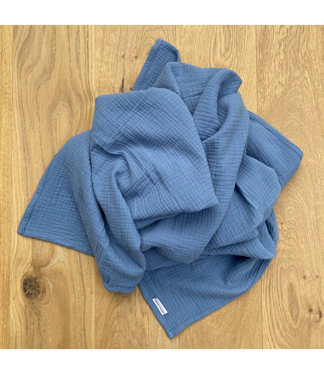 Oepsie Poepsie Swaddle drielaags (Indigo)