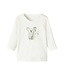 Name It T-Shirt LS Toberto (White Alyssum)