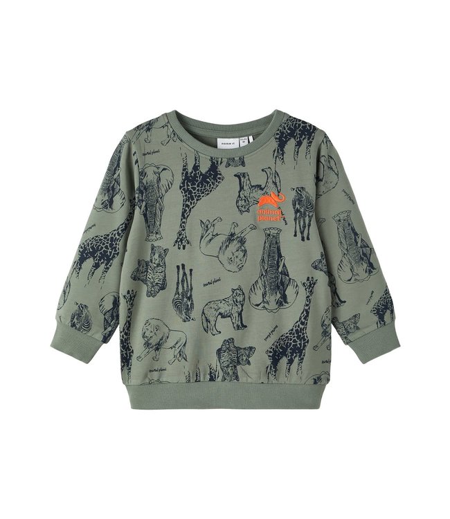 Name It Sweater Animalplanet (Laurel Wreath)