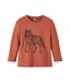 Name It T-Shirt LS Wolf Coconut Shell