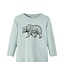 Name It T-Shirt LS Bear Iceberg Green