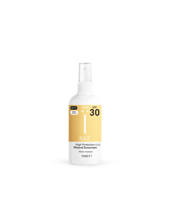 Naïf Zonnebrandspray voor volwassenen Factor 30 (100ml)