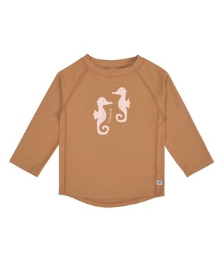 Lässig UV-shirt lange mouw (Seahorse Caramel)