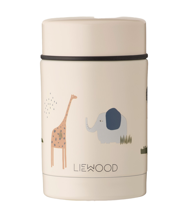 Liewood Thermische Voedselcontainer Nadja 250ml (Safari / Sandy mix)