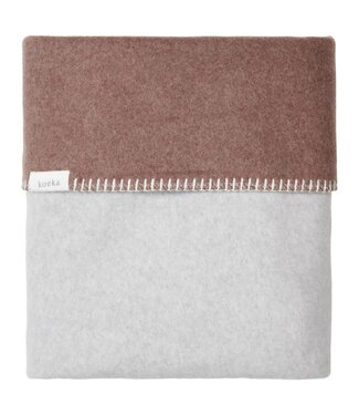 Koeka Wiegdeken Reversible Denver (Soft Wood/Soft Grey)