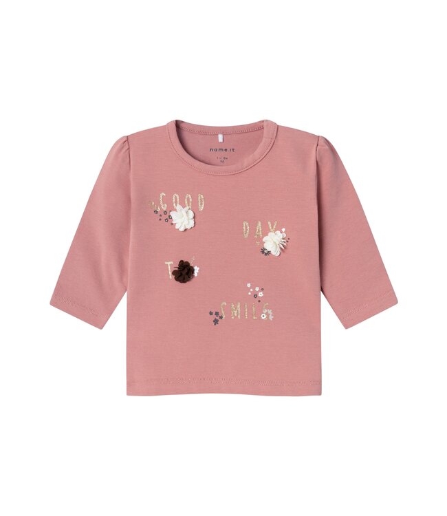 Name It T-Shirt LS Bloom (Ash Rose)