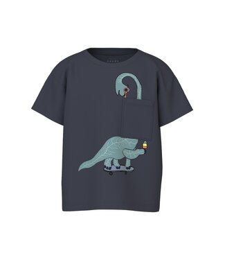 Name It T-Shirt Vilian (India Ink/Dinosaur)