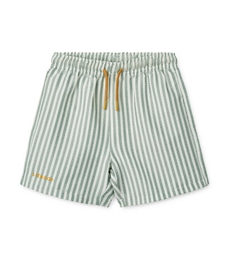 Liewood Stripe Boardshort Duke (Stripe Peppermint/Crisp White)