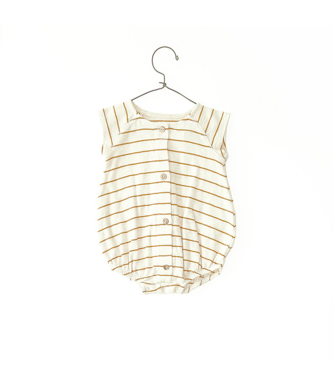 Play Up Striped Rib Flamé Playsuit (Vanessa)