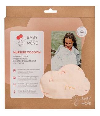 Baby on the Move Nursing Cocoon (Rainbow Fever)