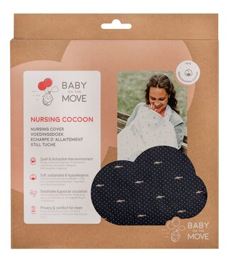 Baby on the Move Nursing Cocoon (Deep Blue)