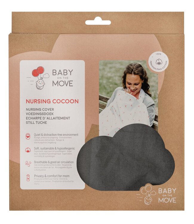 Baby on the Move Nursing Cocoon (Epic Grey)