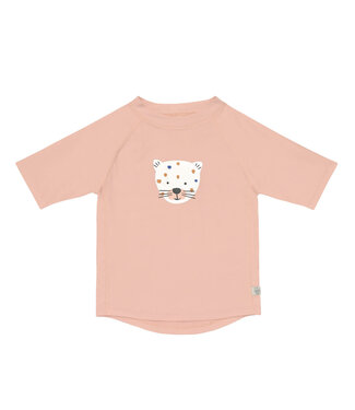 Lässig UV-shirt korte mouw (Leopard Pink)