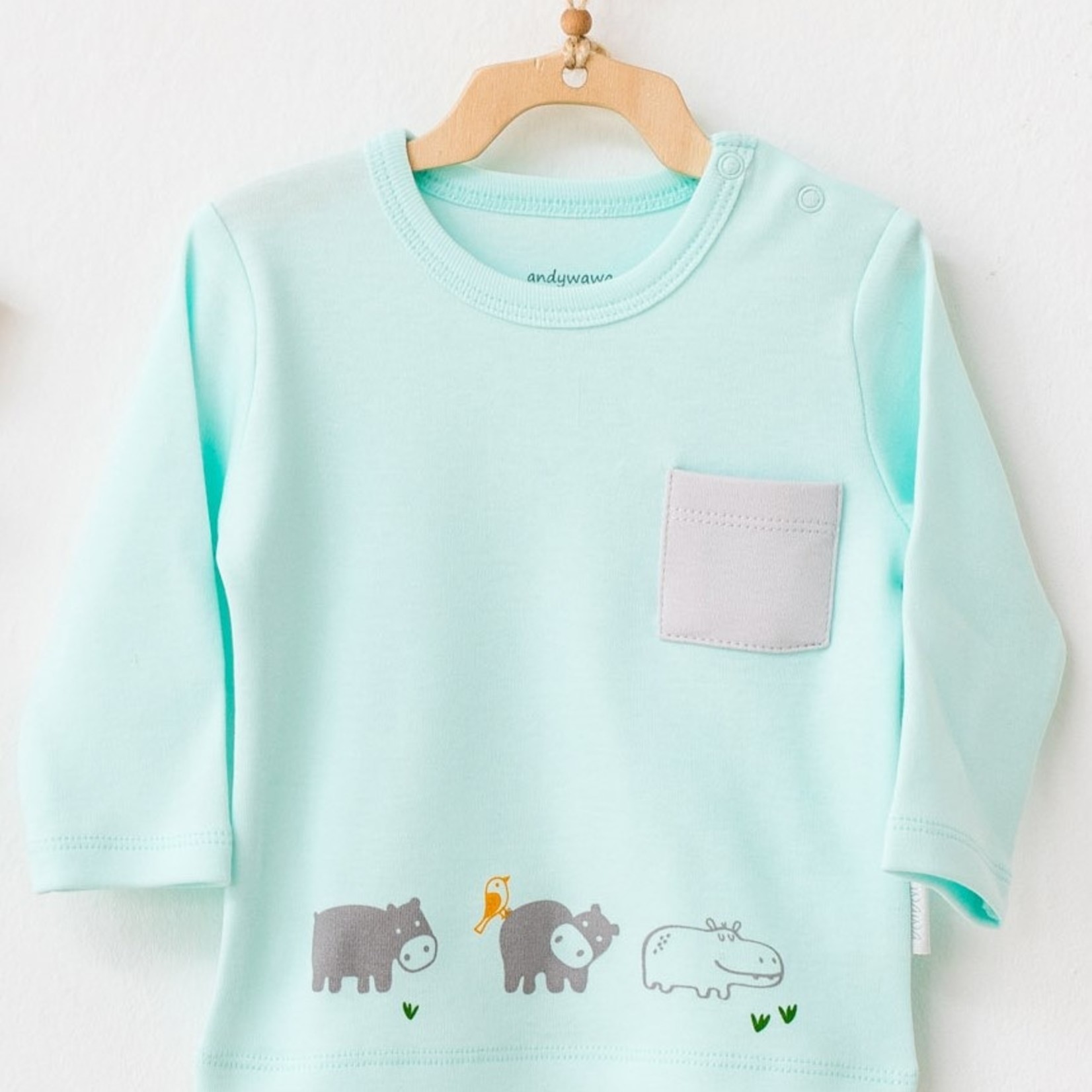 Babyjongens T-shirts Set Hippo