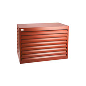 Airco Buitenunit Omkasting XL Steenrood -  1300 x 1700 x 750 MM